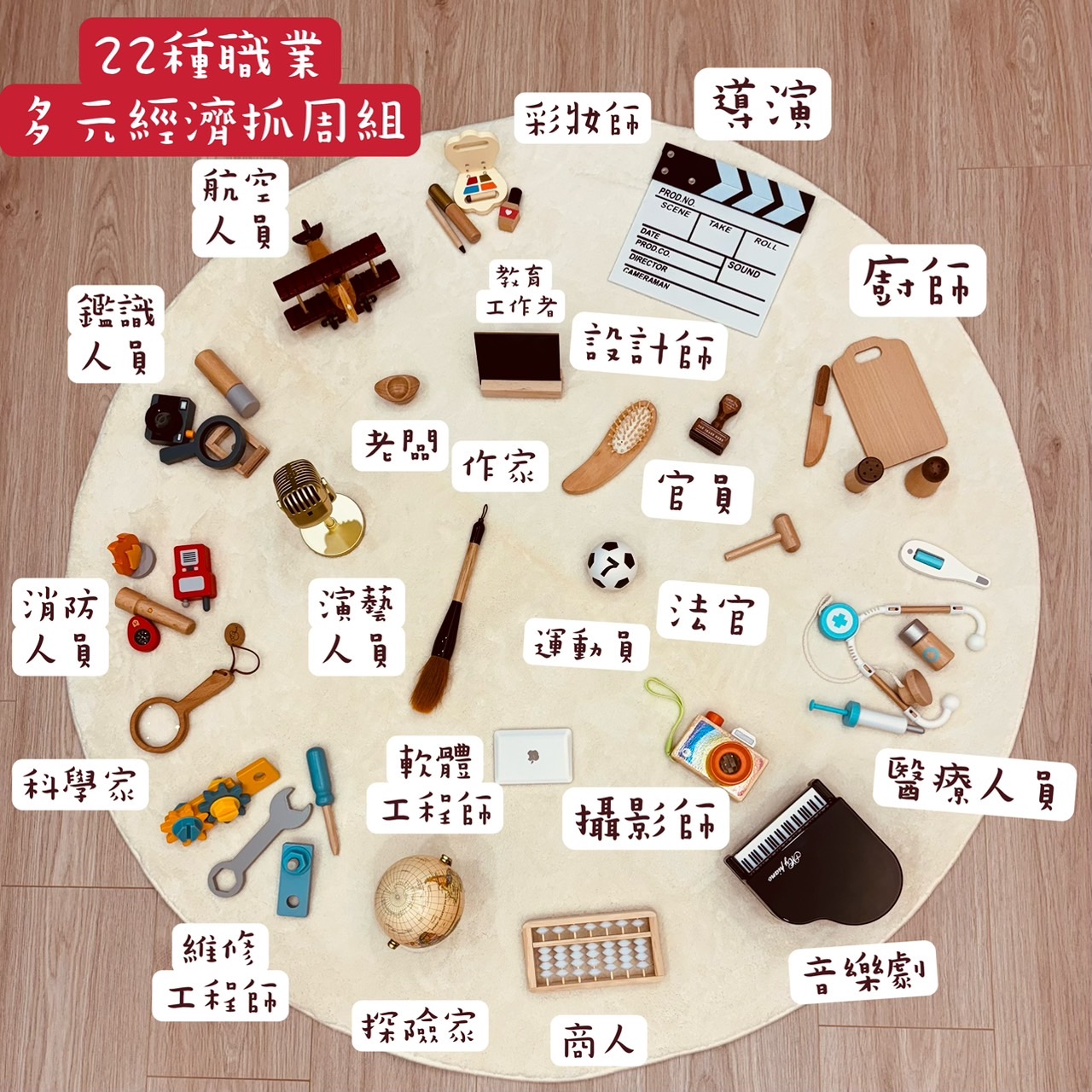 抓周道具職業-經濟多元款