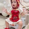 虎帽虎鞋抓周